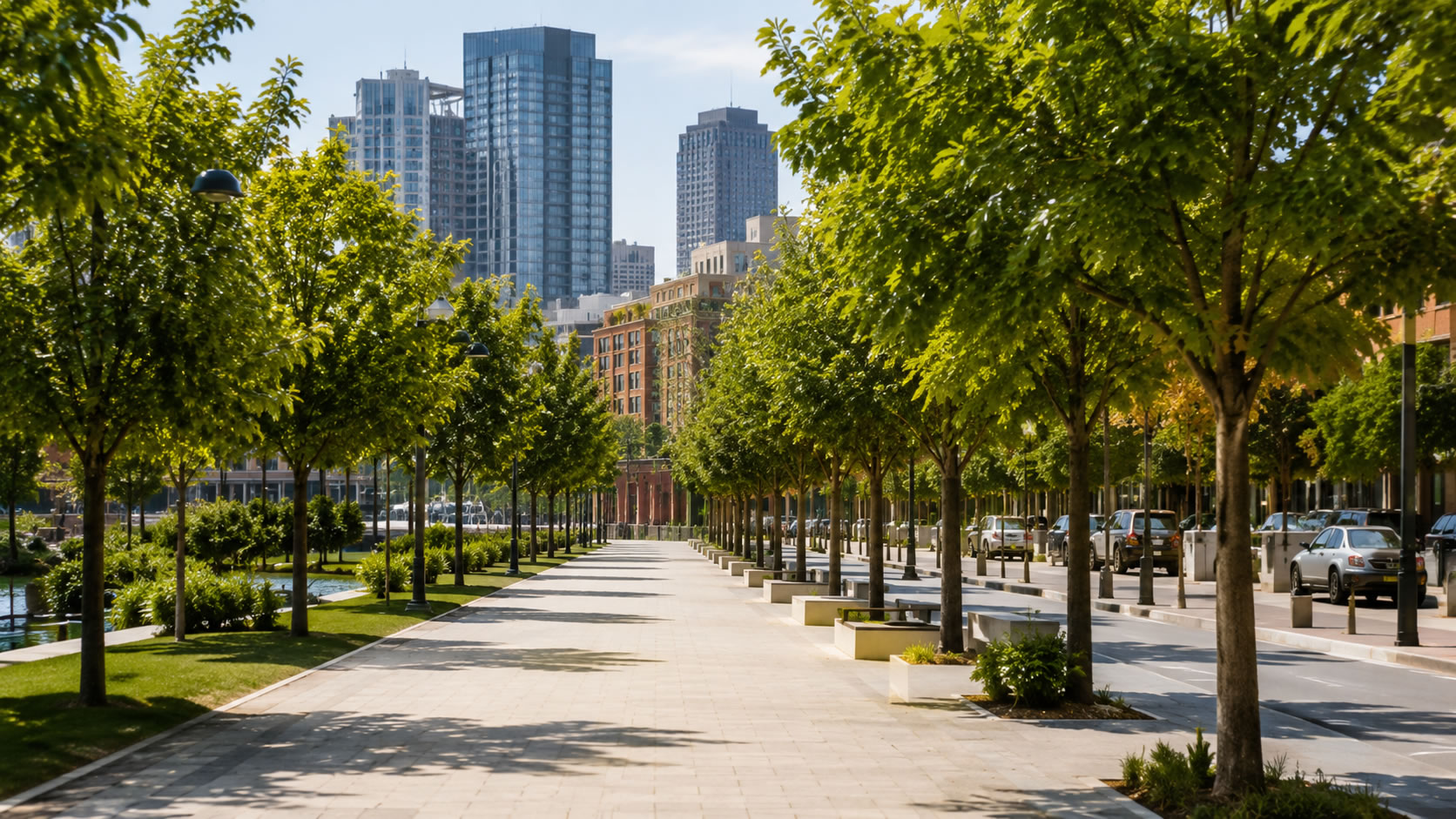 Trees and urban greenery
