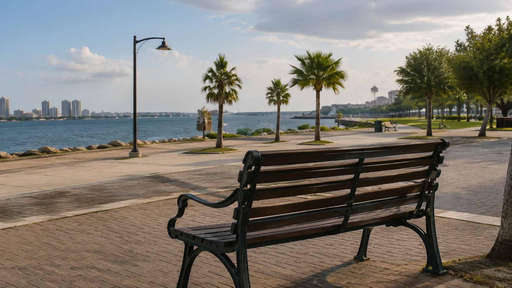 Public space concern bench